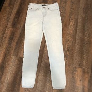 Aeropostale high waisted jeggings light wash